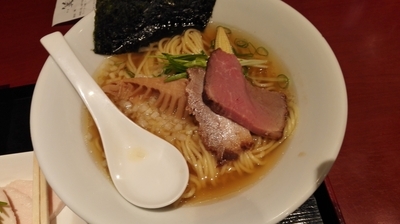 「鶏煮干し塩SOBA 850円」@銀座 篝 ラゾーナ川崎プラザ店の写真