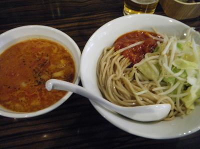 「トマト味噌つけ麺800円」@らーめん カッパハウスの写真