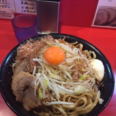 「まぜそば大盛500g＋マヨネーズ 910円」@麺屋 桐龍の写真