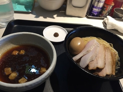 「【限定】特製ポルチーニ香る淡麗つけ麺¥800」@煮干し中華そば 一燈の写真