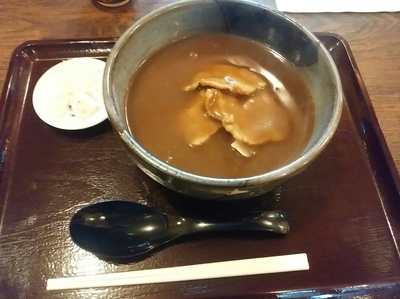 「豚カレーうどん(並盛・270g)700円」@島田屋 本店の写真