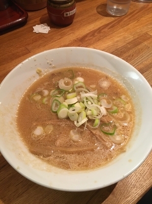 「味噌ラーメンハーフ」@すみれ 札幌すすきの店の写真