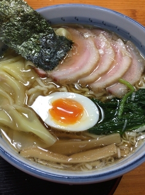 「叉焼ワンタン麺」@奥州白河ラーメン ○政の写真