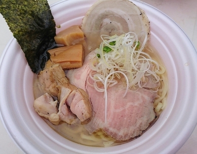 「ibaraki地鶏と魚貝のSOBA 白醤油仕立て 他」@水戸のラーメンまつりの写真