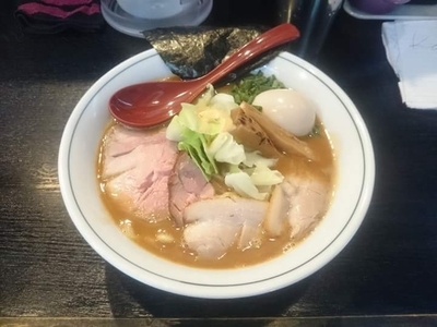 「蟹鳥白湯特製中盛り」@雨ニモマケズの写真