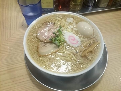 「油煮干し味玉」@煮干そば 流。の写真