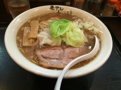 「こってり煮干しらーめん」@煮干しらーめん青樹 立川店の写真