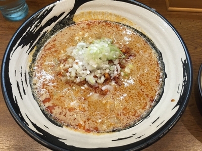 「担々麺(750円)+半炒飯(350円)」@らーめん屋 小川の写真