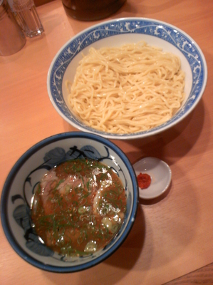 「つけ麺７８０円」@中華そば 青葉 池袋サンシャイン店の写真