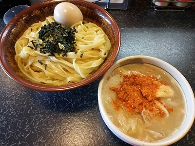 「味玉つけめん　【中】」@でれ助の写真