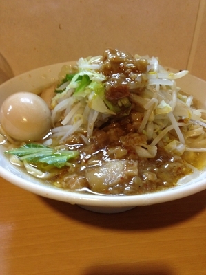 「小ラーメン　豚カレー」@豚星。の写真