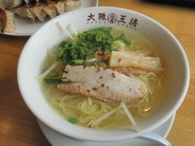 「塩ラーメン」@大阪王将 青梅店の写真