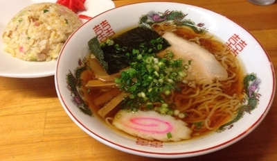 「Ａセット(ラーメン＋半炒飯)950円」@ラーメン 田島の写真
