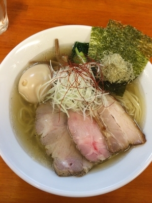 「魚介鶏だし特製塩らぁめん900円」@麺処 有彩の写真