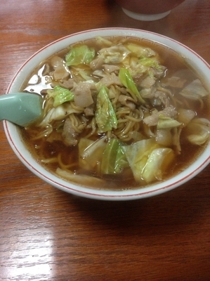 「スープ入焼きそば」@こばや食堂の写真