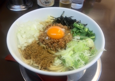 「台湾まぜそば 780円」@自家製太打麺 勢拉 行徳駅前店の写真