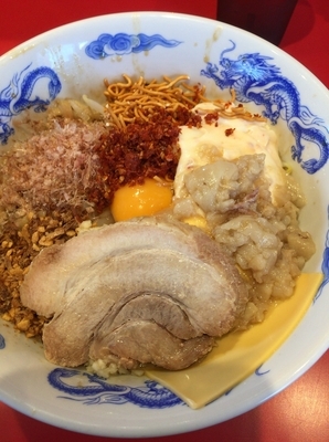 「まぜそば」@ジャンクガレッジ 白岡店の写真