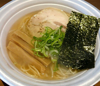 「茨城県西最強の塩ラーメン750円」@水戸のラーメンまつりの写真