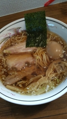 「中華そば+かたゆで味玉」@中華そば 尋の写真