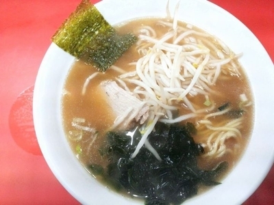 「らーめん+もやし」@ラーメンチェーン バンライの写真