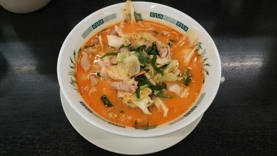 「モツ野菜ラーメン」@日高屋 小田急町田北口店の写真