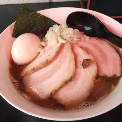 「肉中華そば+ゆで卵+大盛り」@煮干乱舞の写真