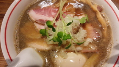 「特製煮干しそば＋和え玉」@麺尊 RAGEの写真