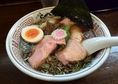 「特製さんま香油そば 1030円」@二代目 にゃがにゃが亭の写真