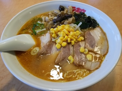 「【限定】きのこチャーシュー味噌　（麺大盛り）」@テンホウ 松本渚店の写真