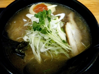 「旭川和風正油650円+餃子100円」@こだわり麺家 谷津亭の写真