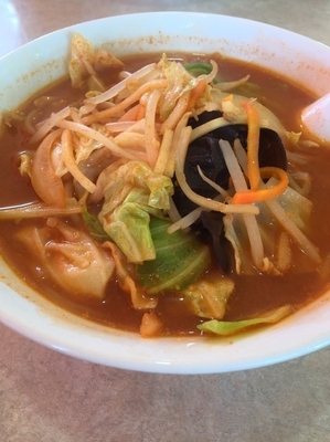 「からしみそラーメン」@福香亭 白石支店の写真