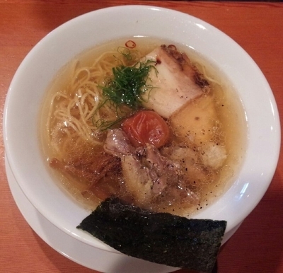 「梅塩ラーメン800円」@自家製麺 えなみの写真
