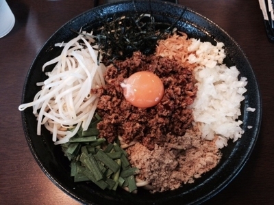 「台湾まぜそば」@濃厚とんこつラーメン 有頂天 小牧店の写真