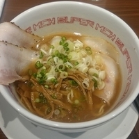 正油soba + ライス、替え玉