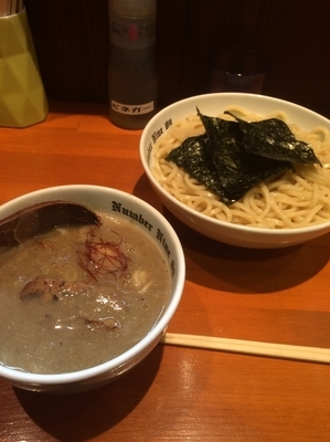 「濃厚煮干しつけ麺」@麺Dining Number Nine 09の写真