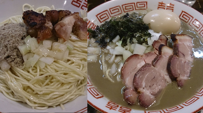 「【限定】濃厚煮干そば+味玉+替え玉」@特級鶏蕎麦 龍介の写真