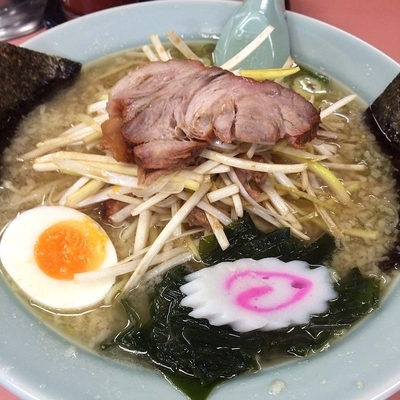 「ネギラーメン（固め・コッテリ）　740円」@ラーメンカシマ 棚倉店の写真