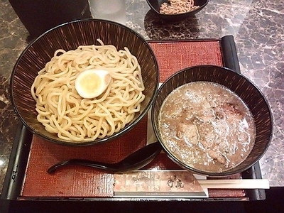 「ゆず魚介豚骨つけ麺」@麺匠 竹虎 新宿店の写真