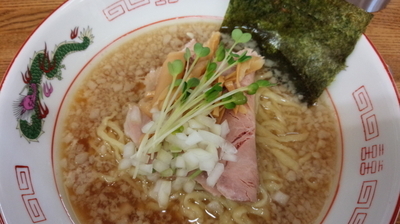 「限定④背脂生姜醤油中華そば」@㐂九家の写真