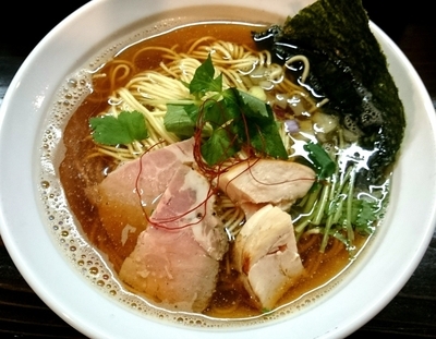 「貝と煮干のそば 730円」@中華そば 先崎の写真