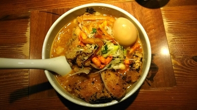 「濃厚二天味噌ら～麺（￥1,170）」@麺屋武蔵 二天 池袋店の写真