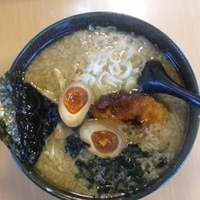醤油ラーメン大、味玉