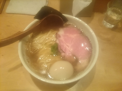 「味玉そば大盛り」@中華蕎麦 蘭鋳の写真