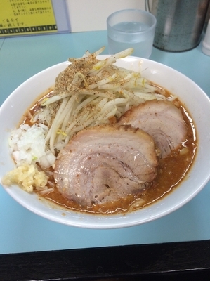 「辛みそ 辛さ増し ニンニク少なめ 魚粉 玉ねぎ」@らーめん☆王子の写真