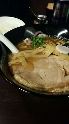 「鯛焼干し中華そば」@おおぜき中華そば店 早稲田店の写真