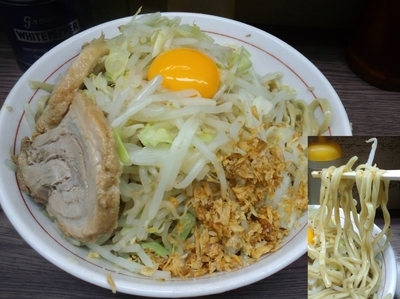 「小汁なし770円」@ラーメン二郎 横浜関内店の写真