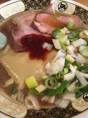 「すごい煮干しラーメン 820円」@すごい煮干ラーメン凪 新宿ゴールデン街店 別館の写真