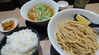 「つけ麺大盛+ライス」@GaGana RAMENの写真