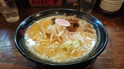 「【限定】濃厚味噌「炎・炙」肉盛そば」@金澤濃厚中華そば 神仙の写真