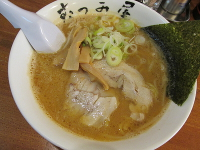 「赤みそらーめん　「780円」」@むつみ屋 駒込店の写真